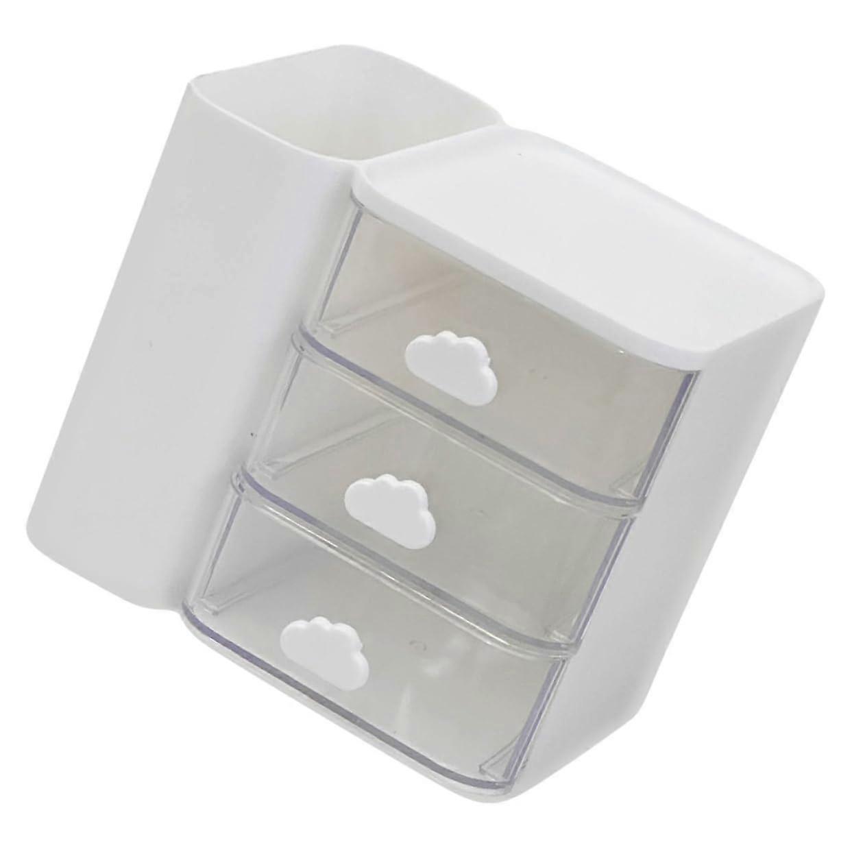 Organizer Case Multi-Layer Drawers for Desk, Versatile Desktop Stationery Holder for Home Office, Bathroom, and Makeup Essentials