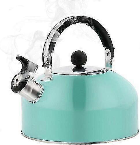 2.0l Whistling Kettle Polished Quality Stainless Steel 2.0 Litres Camping Kettle