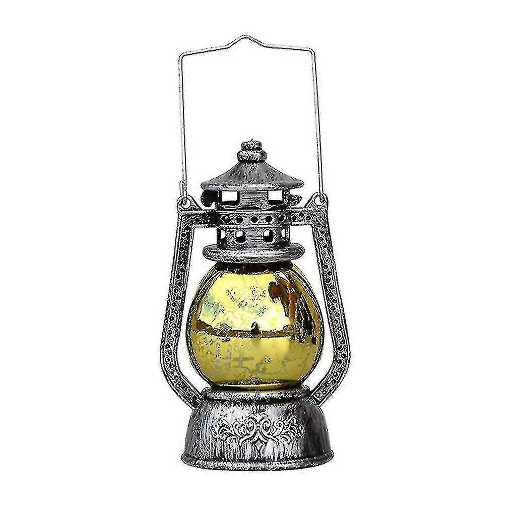 Halloween decorative lantern, three-color flashing, with built-in battery and easy to install