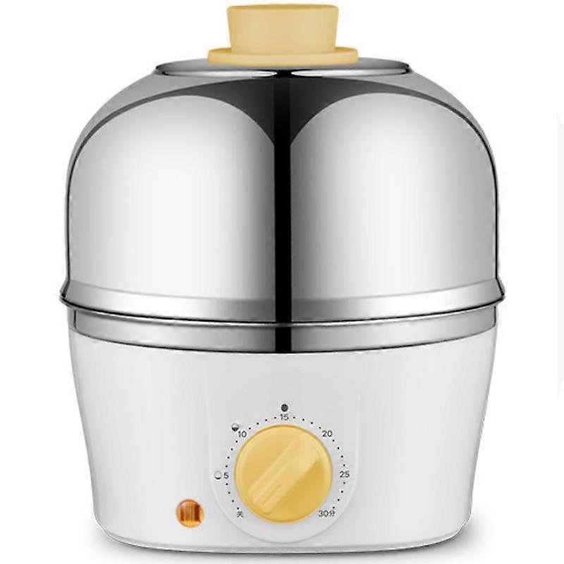 Egg Cooker  Steam & Boil Eggs with Timer, Automatic Shut-Off & 3 Cooking Modes (white) UK plug
