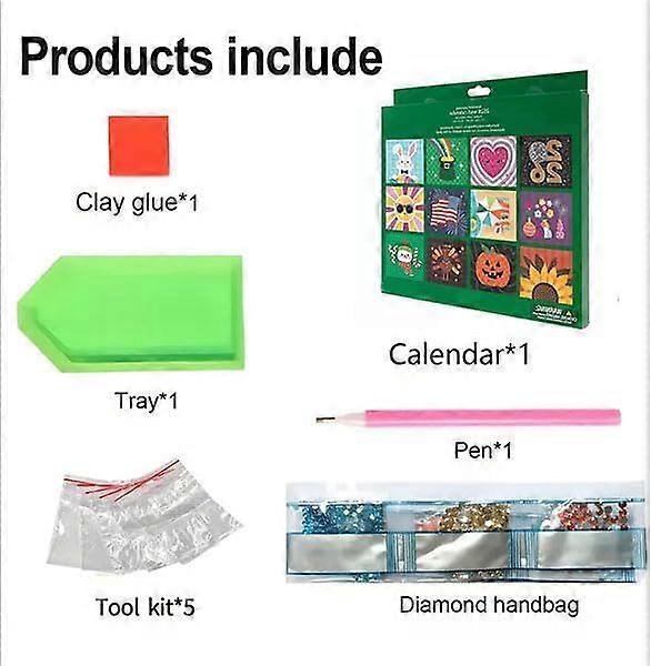 2026 Wall Calendar Diamond Painting Kit