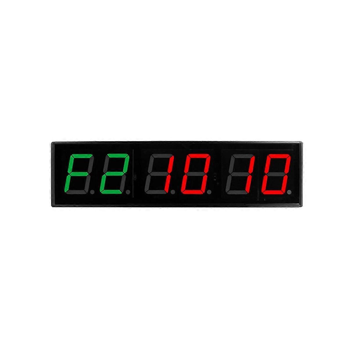 Screen Gym Timer 1.5 Inch Digits Count Down/Up Timer Boxing Cycle Interval Clock Stopwatch Fitness