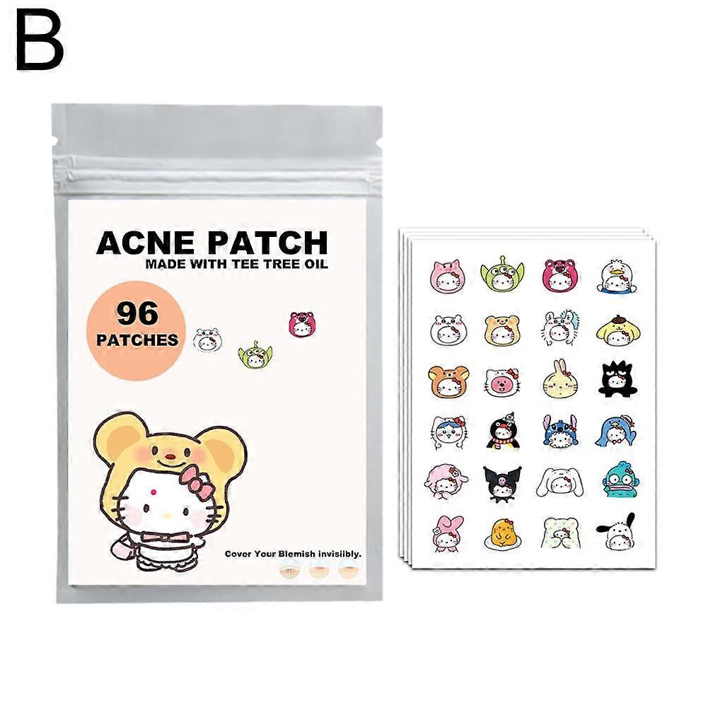 Cujmh 96/100PC Acne Care Patches, Hydrocolloid Pimple Spot Treatment