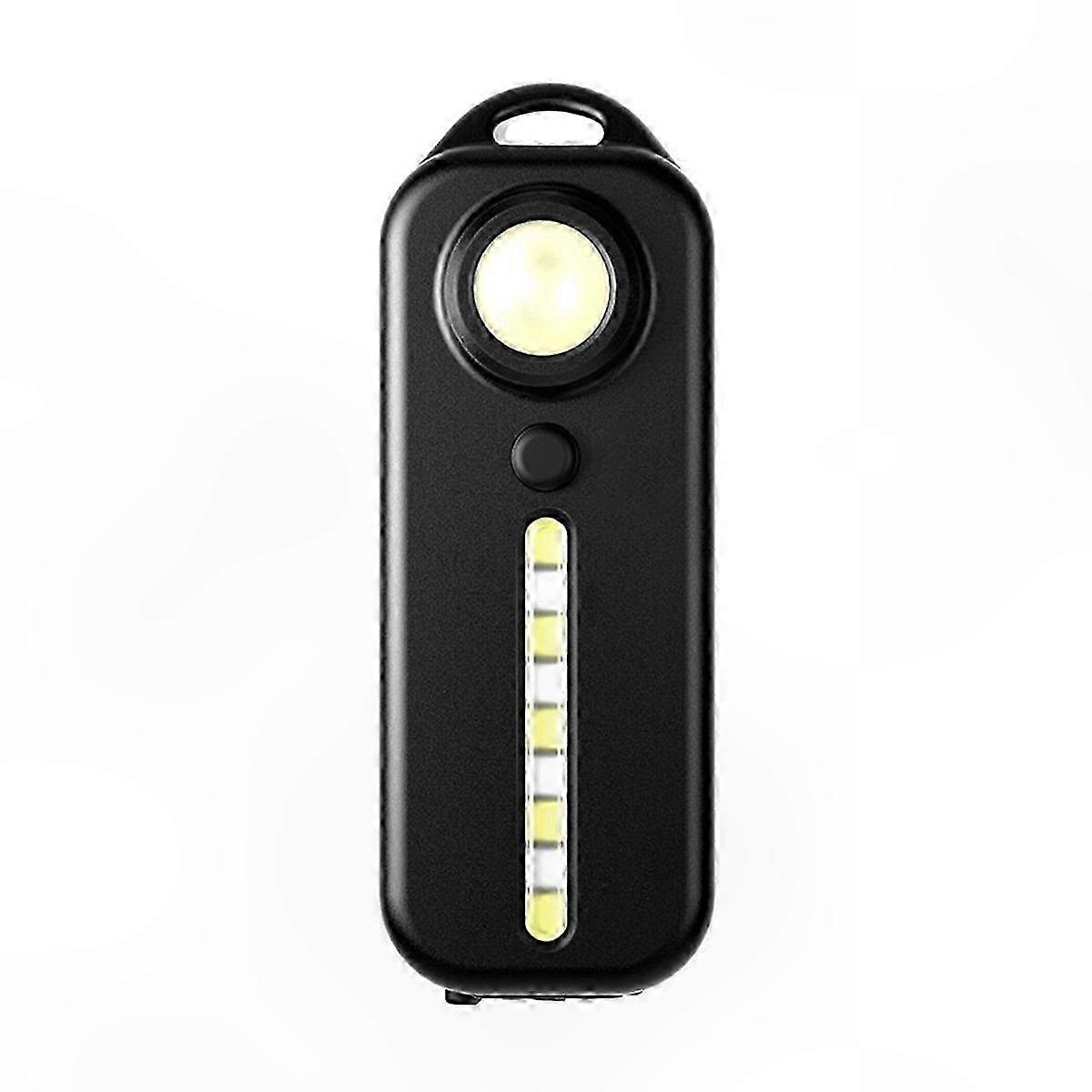 Rechargeable Pen Clip Flashlight with Safety Warning Light