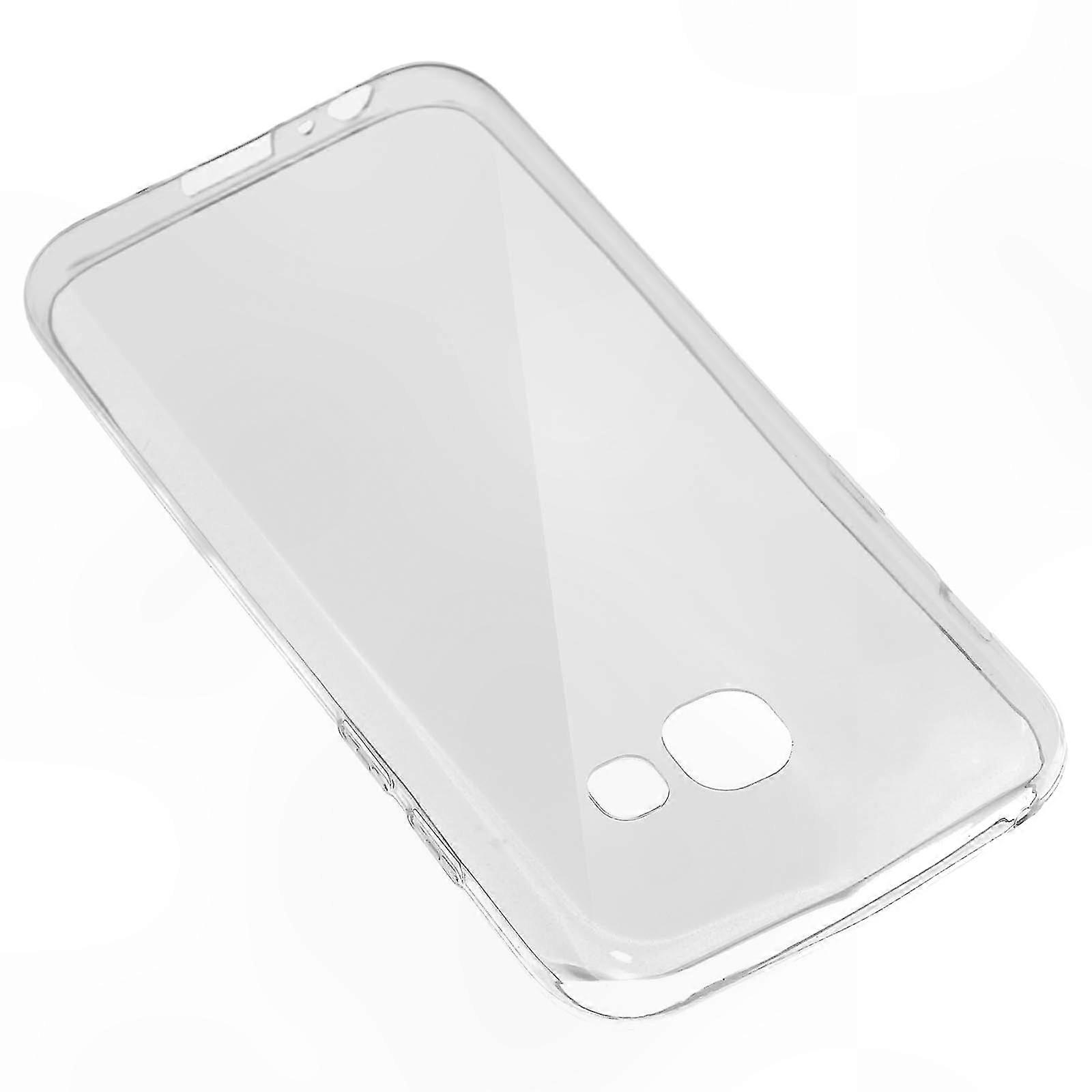 Clear Back Case with Tempered Glass Screen Protector for Galaxy A5 2017