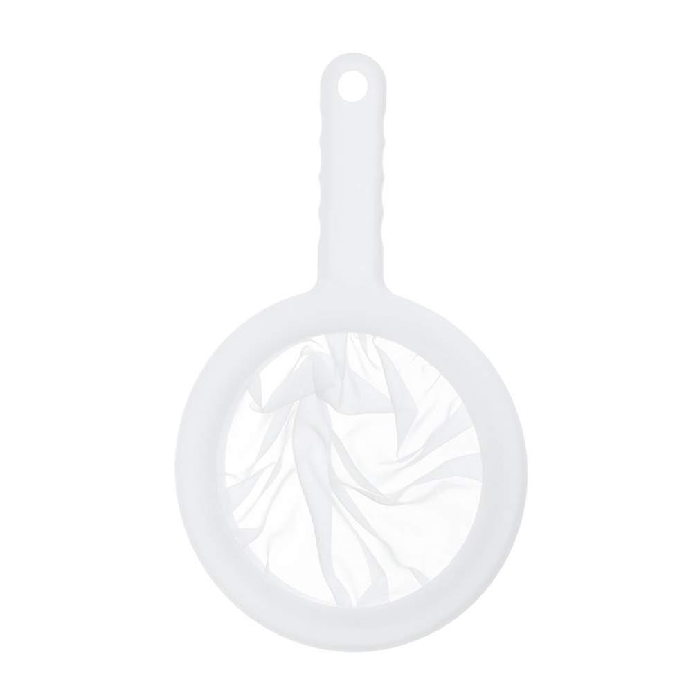 Kitchen Ultrafine Mesh Strainer Nylon Mesh Filter Spoon, B Model 200Mesh, NonSlip Handle For Soy Milk