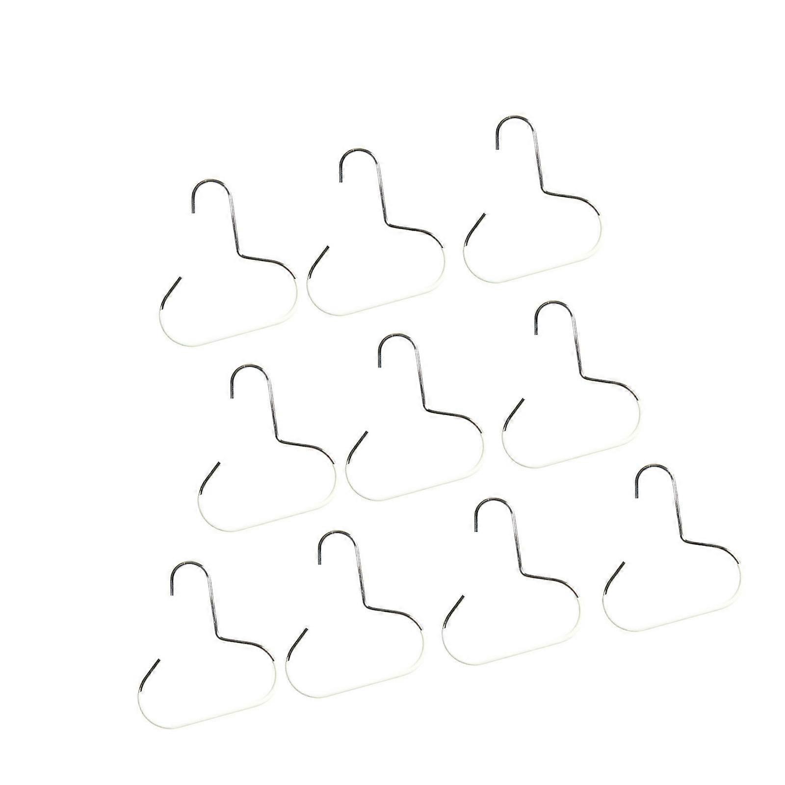 No Assembly Required Cap Rack System for Baseball Hats Accessories Dorm Room Vertical Storage Solution  White