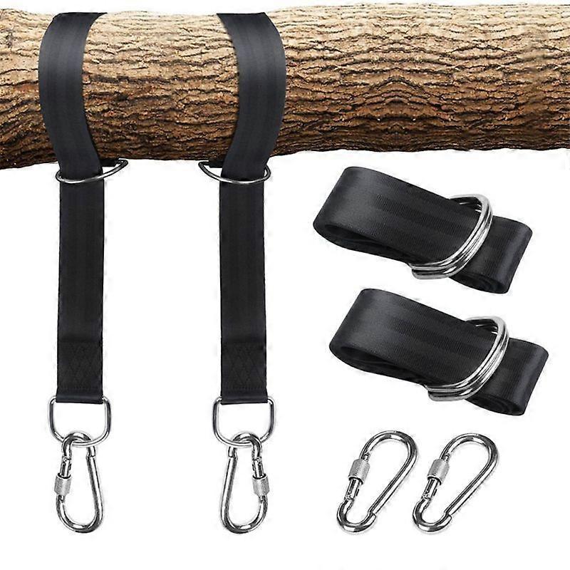 Hammock Strap, 150cm Tree Hammock Swing Rope with D-Ring, for Hammock Swing or