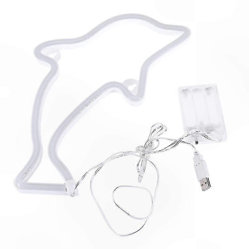 Single Dolphin Neon Sign Light