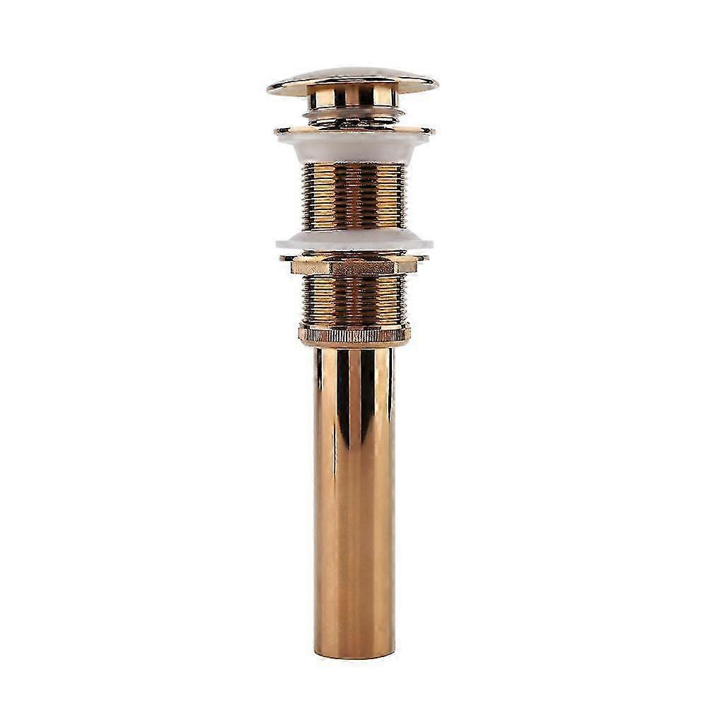 Solid Brass Ceramic Kitchen and Bathroom Sink with Pop-Up Drain Stopper and Overflow Hole