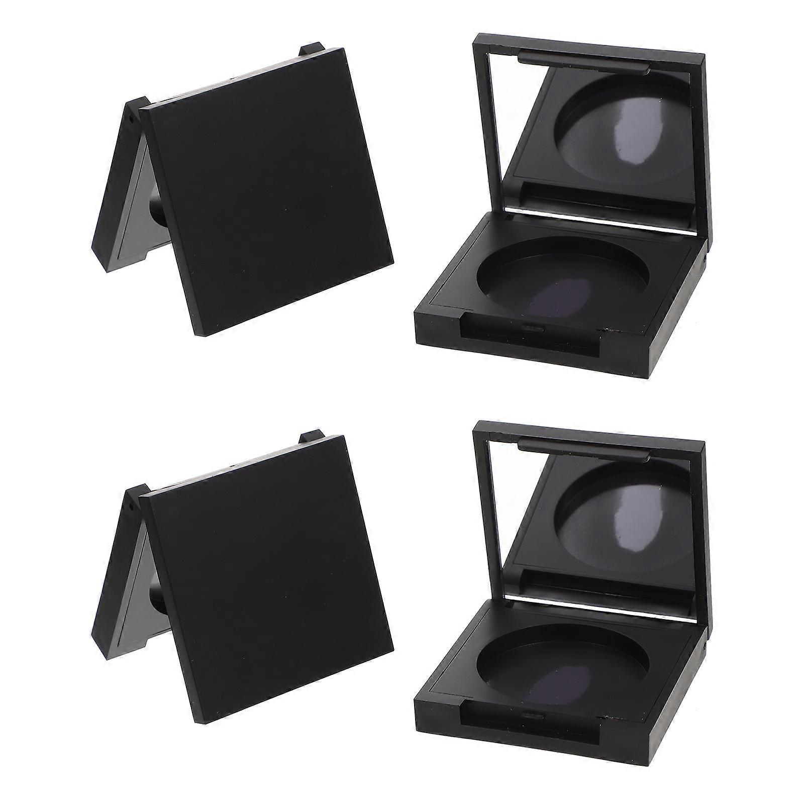 Plastic Eyeshadow Cases for Makeup Use with 4Pcs Refillable Containers