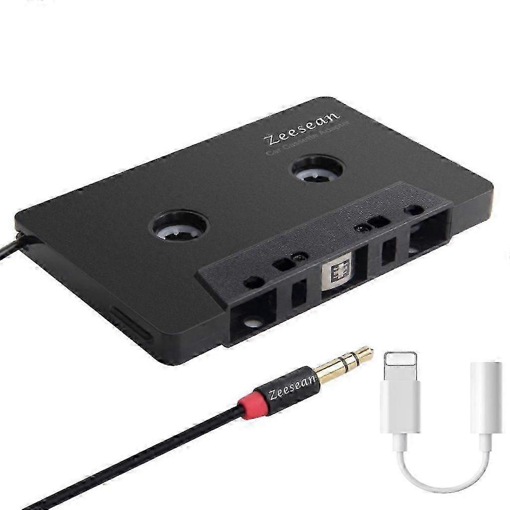 suitable for Car Cassette Aux Adapter Kit, with A Smartphone to 3.5 mm Headphone Jack Adapter-jc