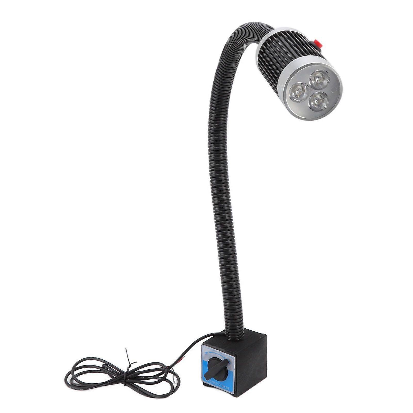Magnetic Work Light 9W 24V LED Flexible Gooseneck Rustproof Aluminium Magnetic Base Gooseneck Work Light for Industry