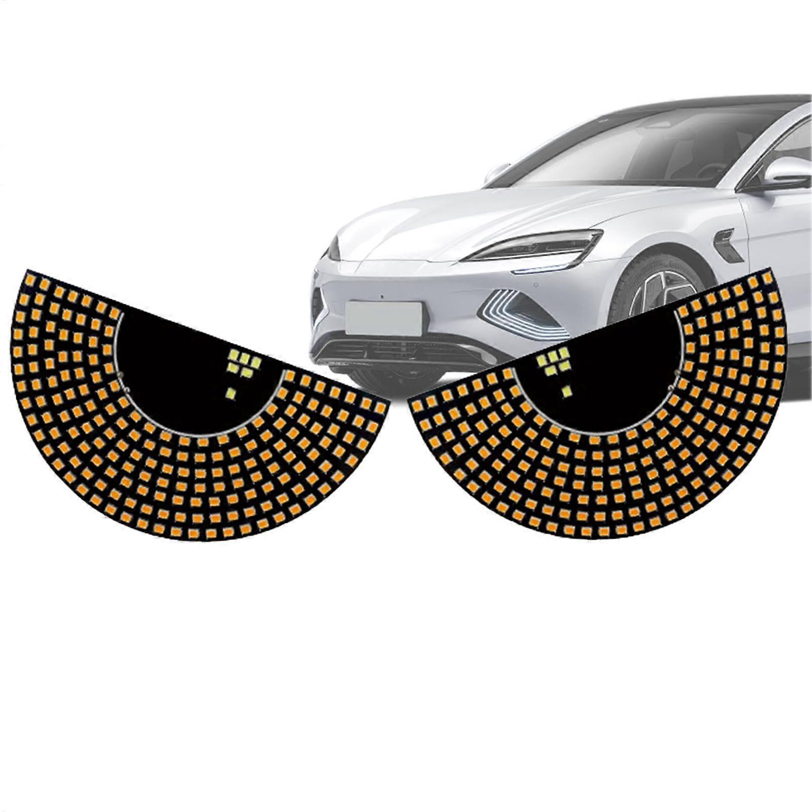 Devil Eyes Light For Washield Auto LED Expression Light Window Decoration Eye Light Signals For Windshield