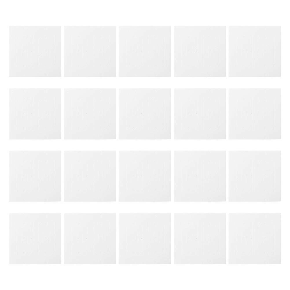 Insert Electrical Outlet Silicone Insulation Pads Wall Plate Gaskets for Energy Efficiency 20Pcs