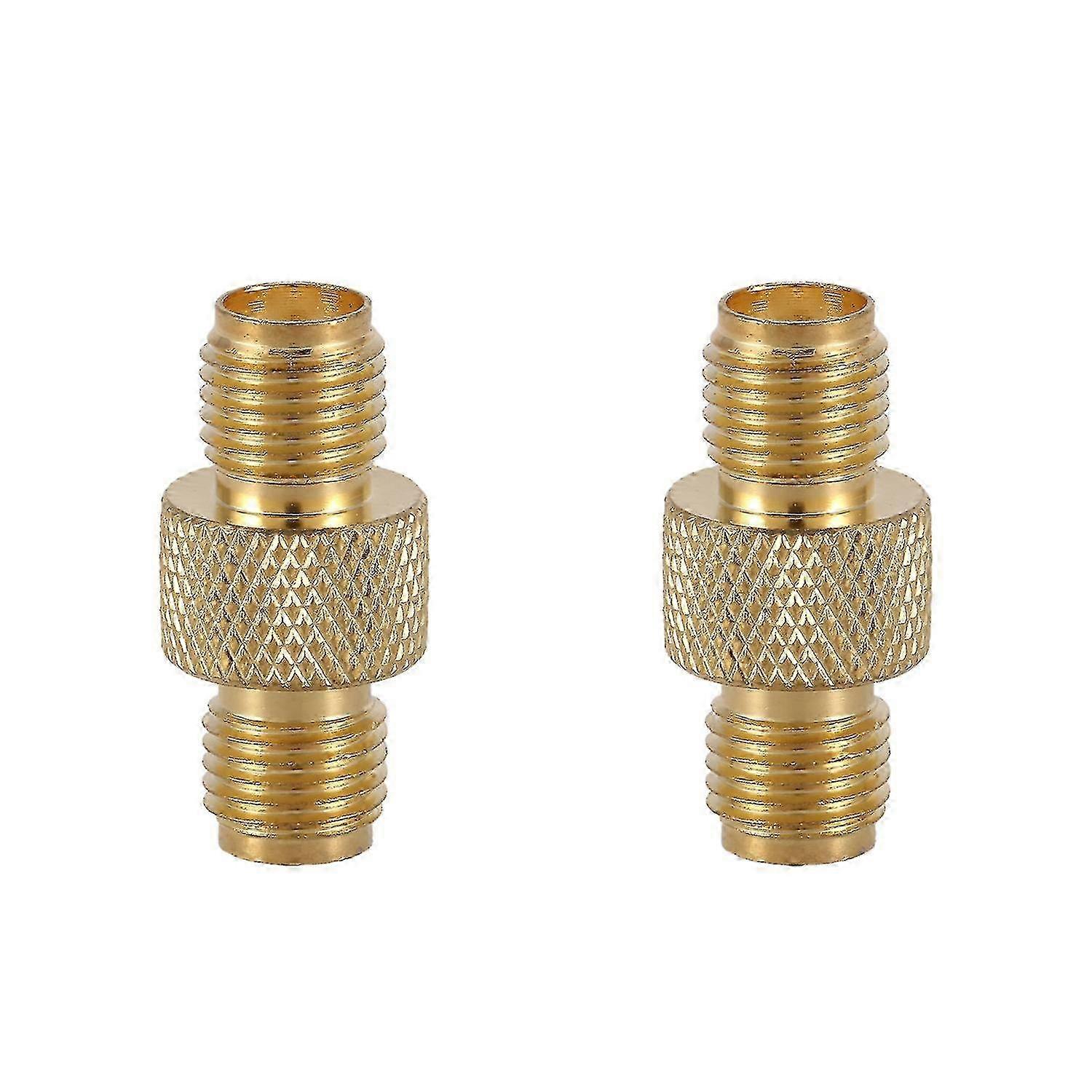 SMA θηλυκό σε θηλυκό βαρελιών προσαρμογέα RF ομοαξονικός συνδετήρας ευθεία, χρυσός