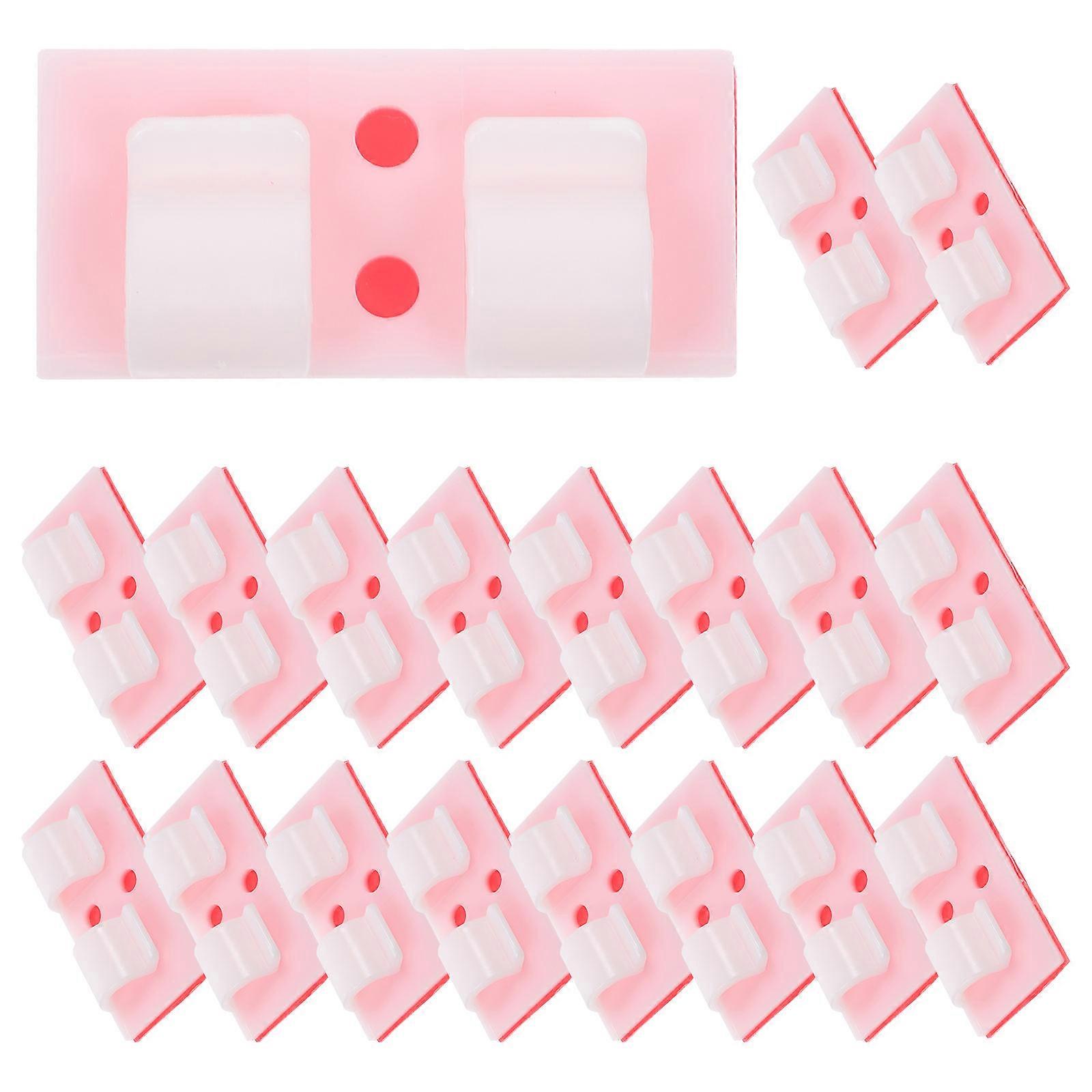 Cord Keeper Acrylic Cord Management Winder for Daily Use 78Pcs Pink