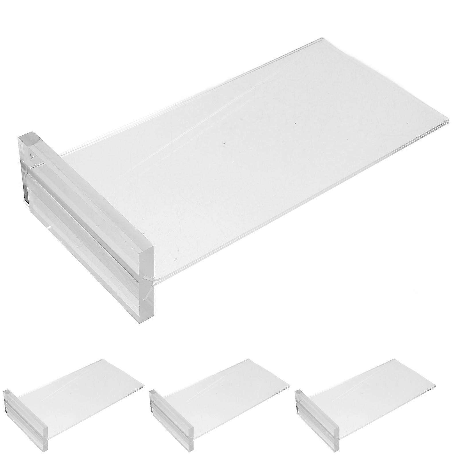 Clear Acrylic Menu Holder for Display 20Pcs Paper Sign Stands