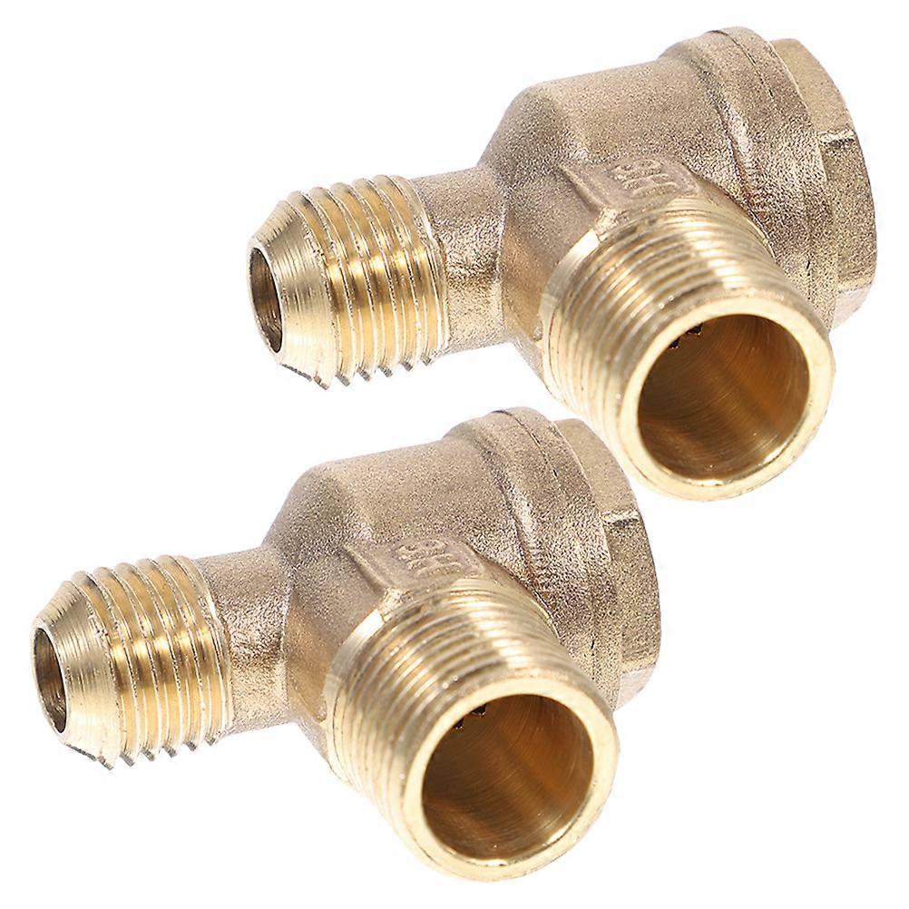 Pneumatic Valve Air Compressor Copper Check Valve Male Threaded 10Pcs