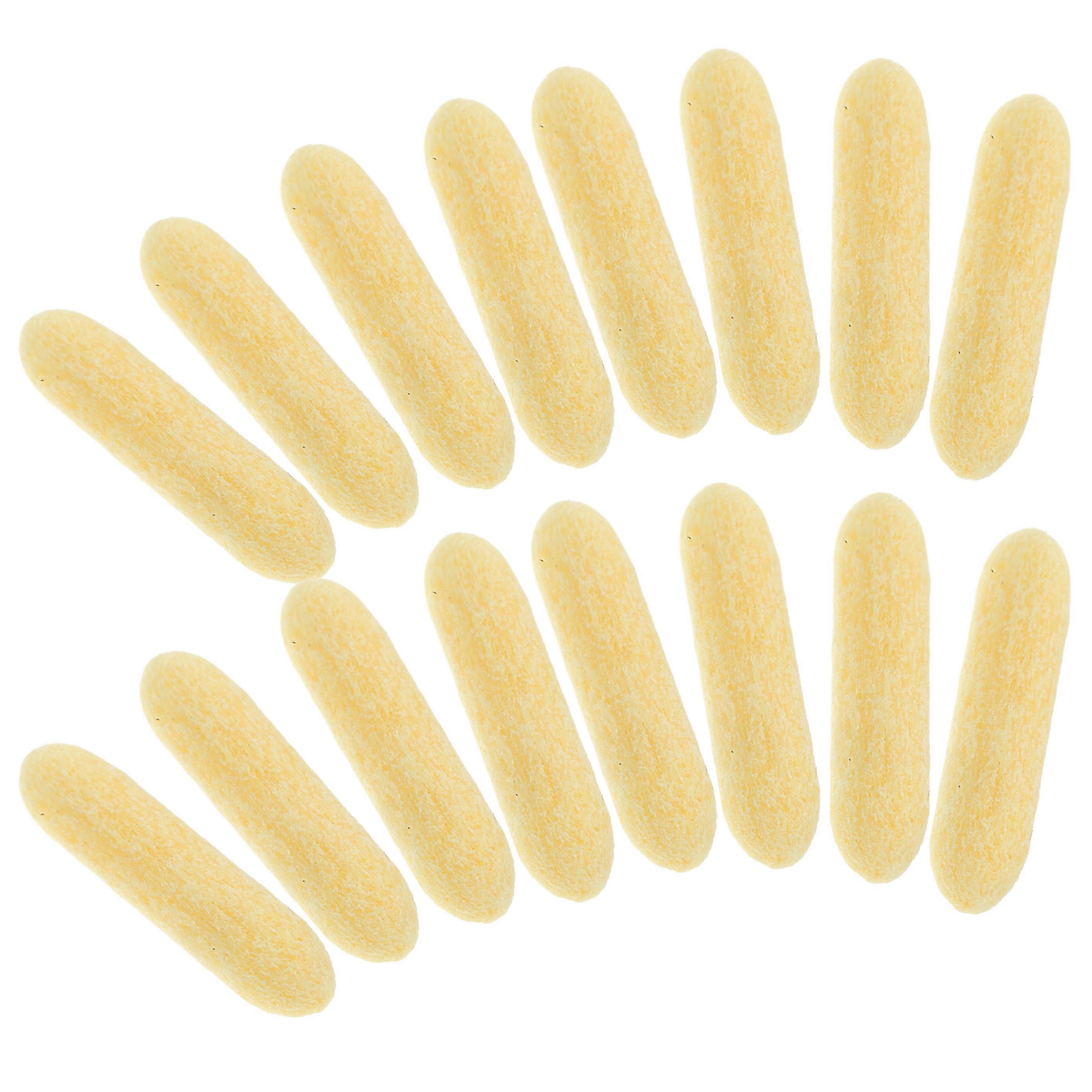 Marker Pen Nibs Replacement for Paint Pen 125Pcs Yellow Fiber Tips