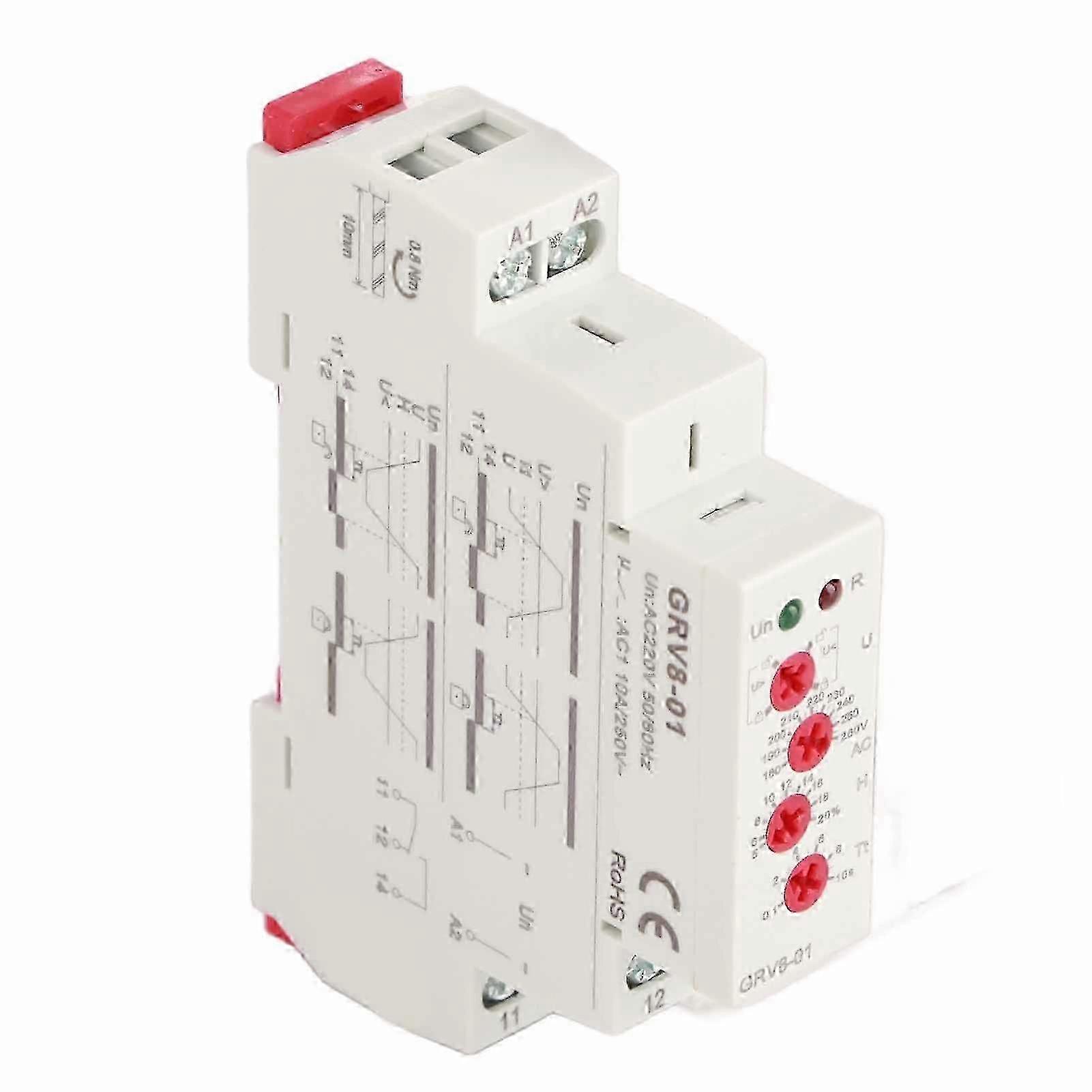 GRV8?01 Single Phase Voltage Control Monitoring Relay Over Voltage Protection (#1)