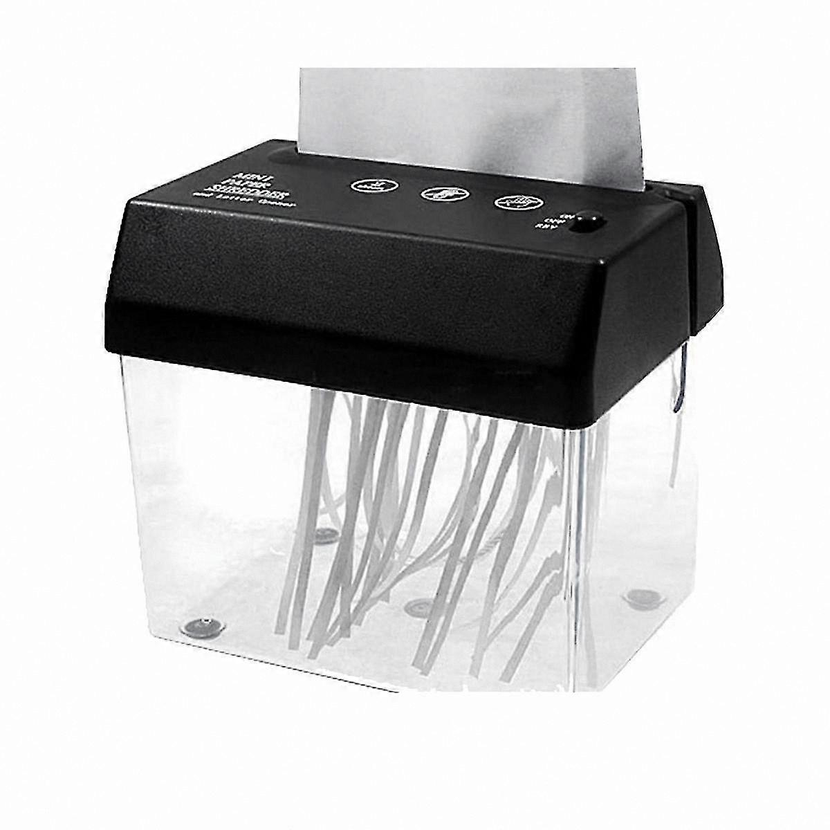 Electric Portable Paper Shredder USB Battery Powered Document Cutter for Office Use