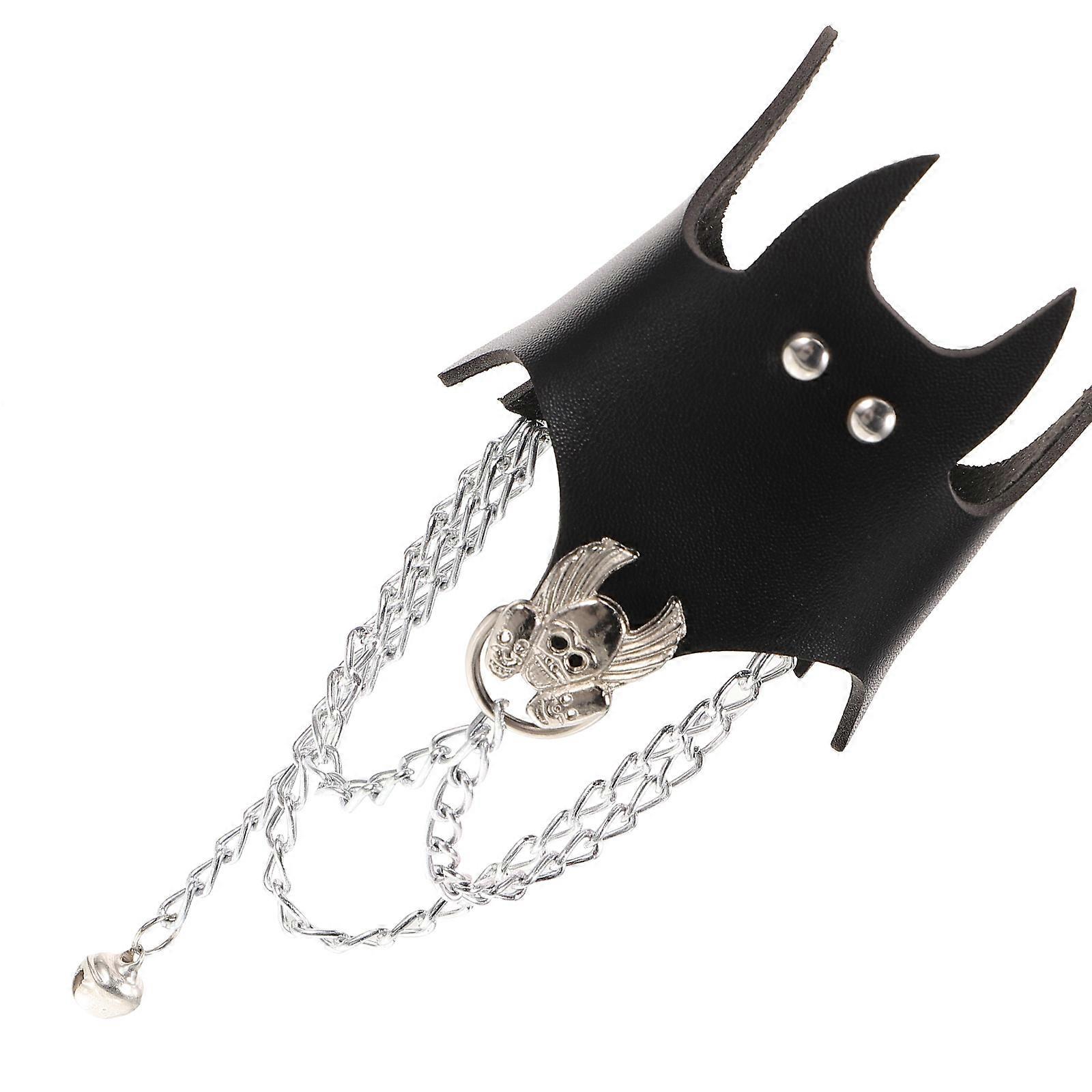 Halloween Bracelets Goth Bracelet for Decoration 4Pcs Set