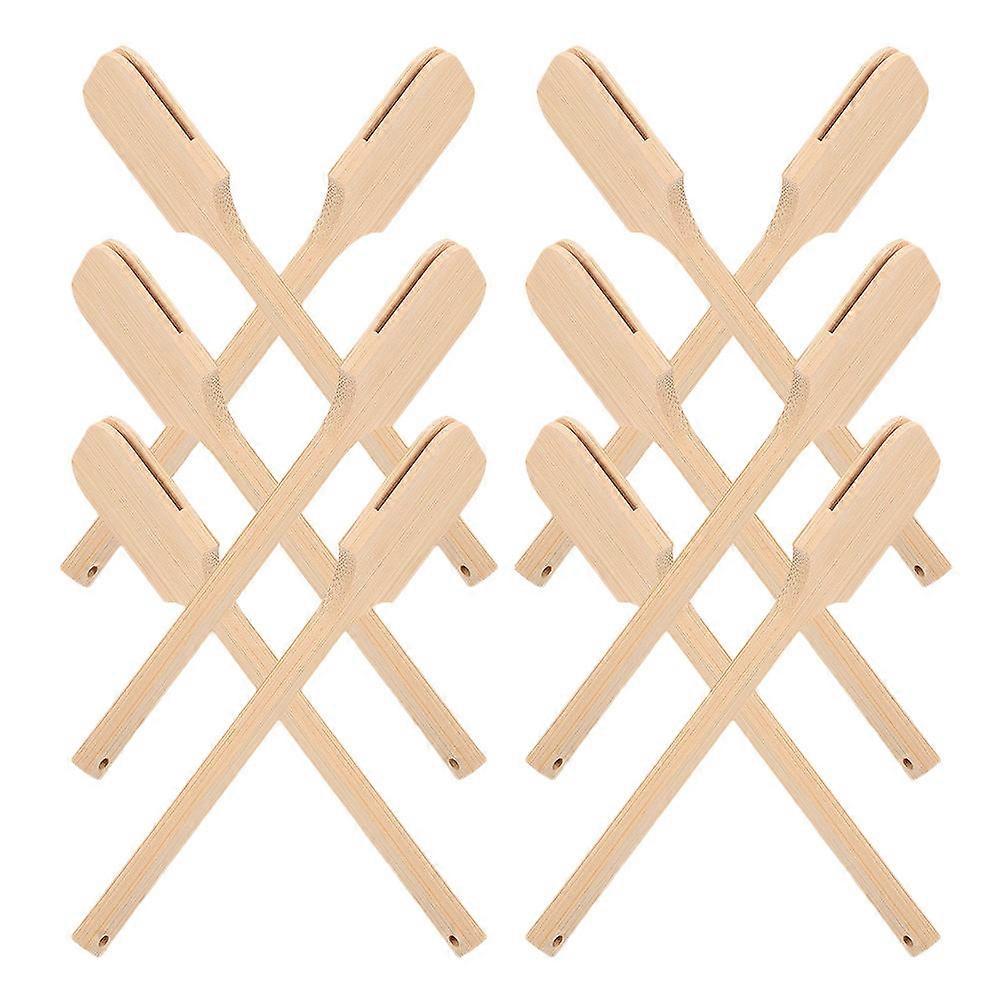 Bamboo Fan Handle Craft for Decoration with 100Pcs Smooth Lightweight Handles