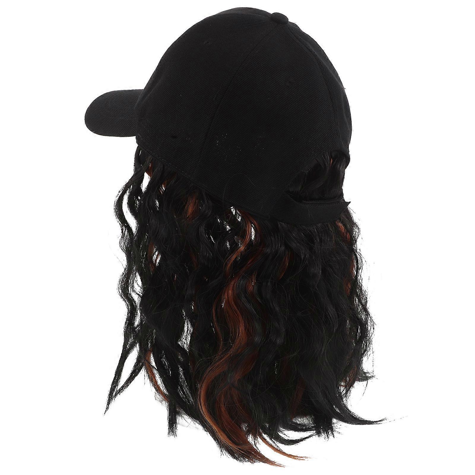 Baseball Cap with Hair Attached for Decoration