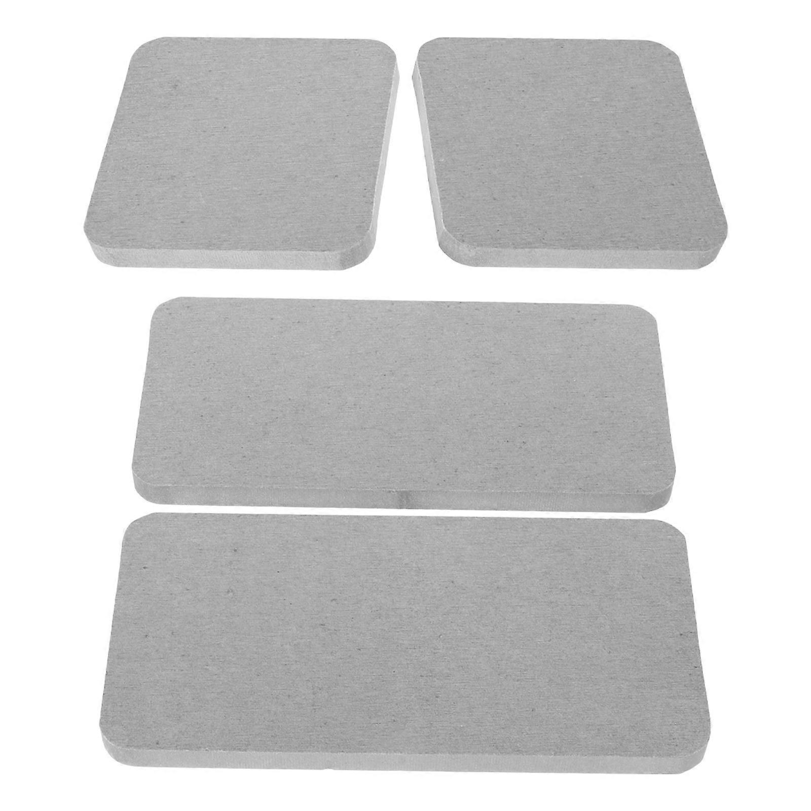 Diatomite Coaster Set 16Pcs For Kitchenware And Dining Tables In Grey Color With Water Absorbent Function