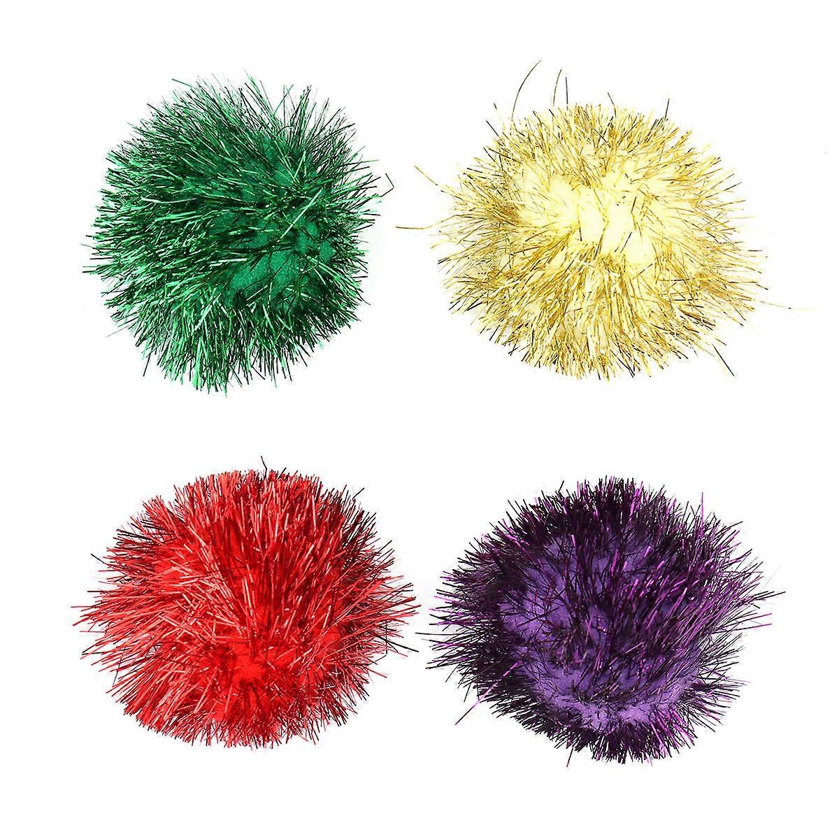 Toy Balls 30Pcs Interactive Fun For Dogs Cats And Small Animals Assorted Color Stimulate Natural Instincts