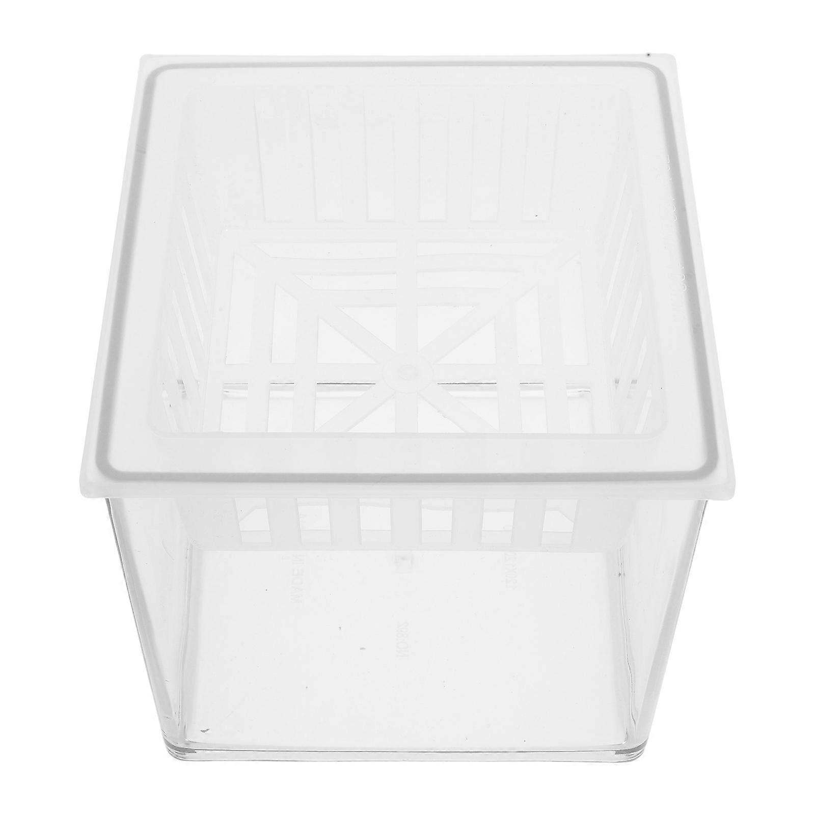 Transparent Plastic Fish Breeding Box for Fish 2Pcs Aquarium Planter