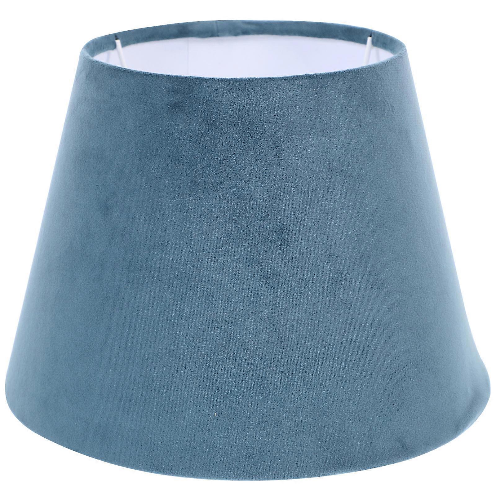 Blue Metal and Cloth Lampshade for Table Lamp