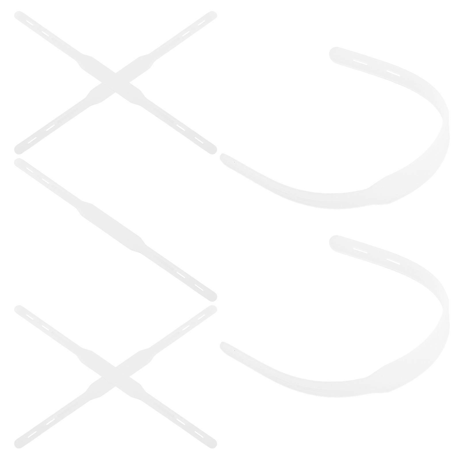 Elastic Silicone Shoe Laces for Boots 8Pcs Snowproof Replacement Straps