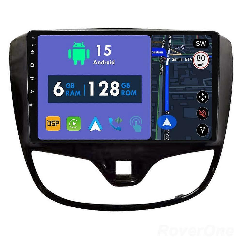 Car Radio 6G+128G CarPlay GPS Navigation Head Unit for Opel Karl VinFast Fadil 2017 - 2020 Android Auto Bluetooth Stereo Touch Screen