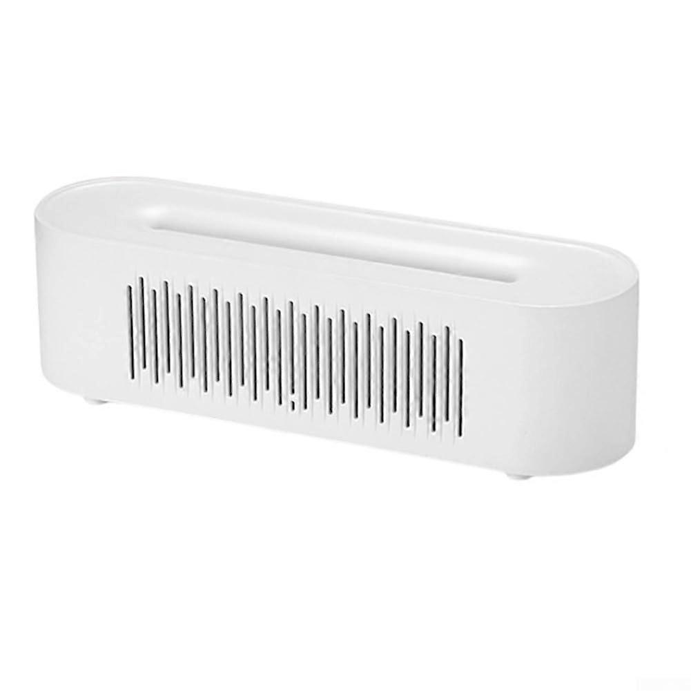 Simulated Flame Aroma Diffuser USBPowered With Portable TypeC Cable, Colorful Night Light, Mist Release, White