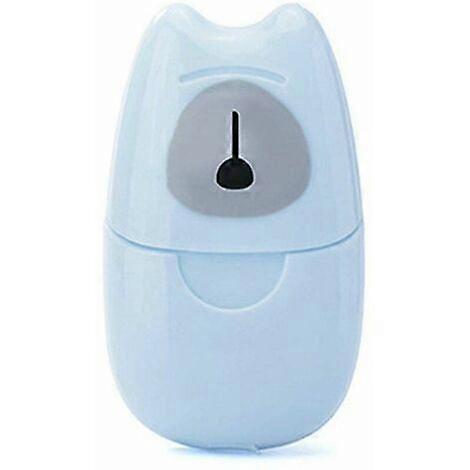 Portable Disposable Soap Box 50 Pieces Soap Sheets Paper Soap Ideal for Travel,