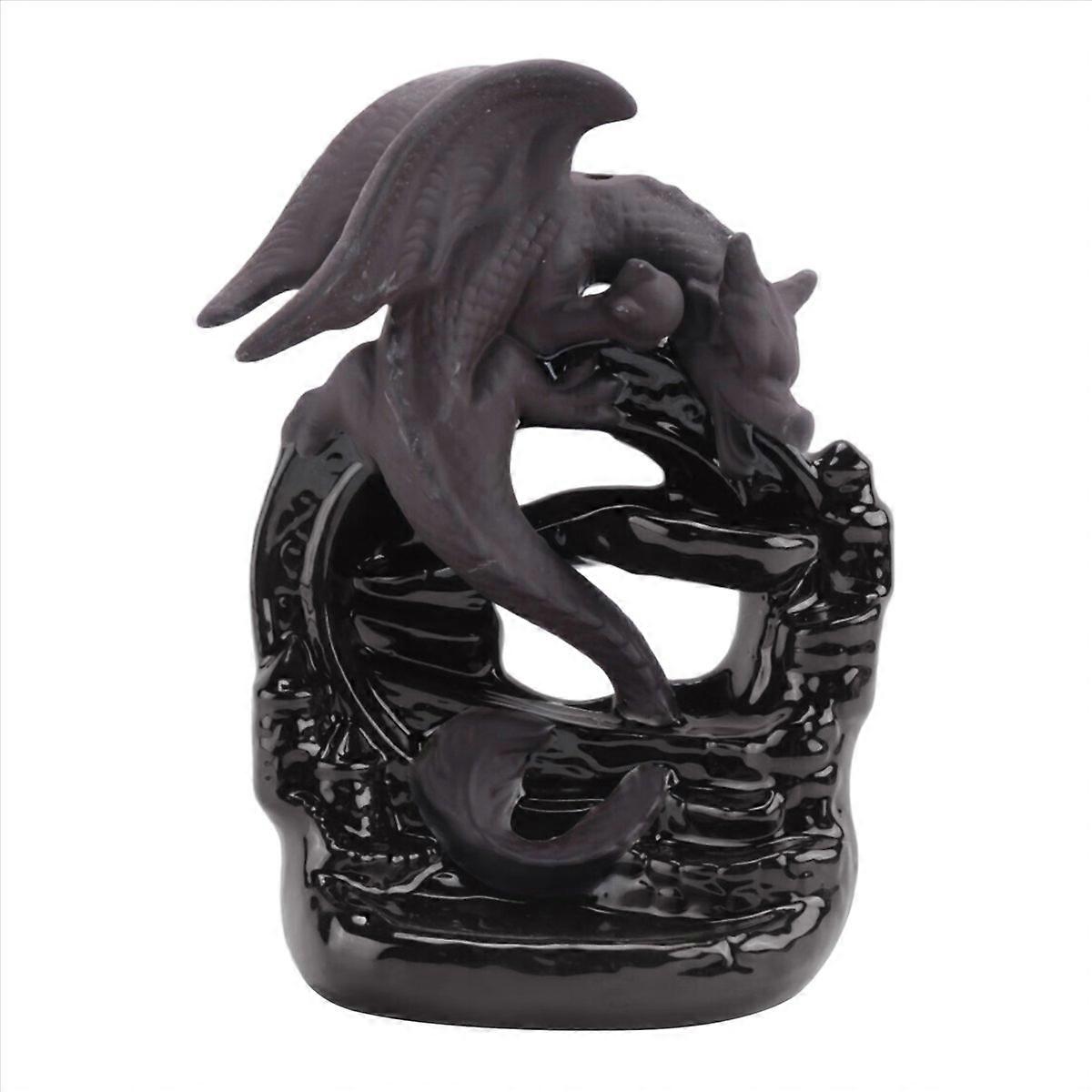 Dragon Decor Holder Incense Meditation Backflow