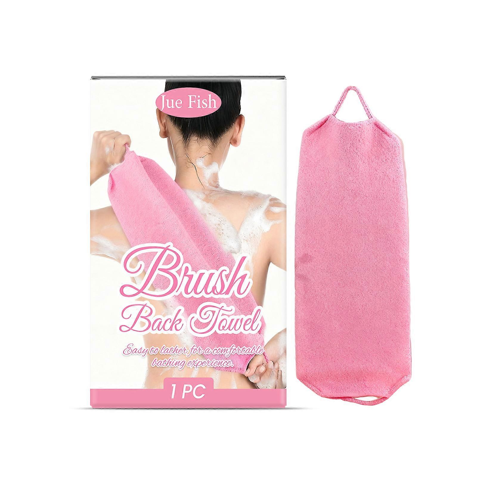 1pc Bath towel, soft and skin-friendly fabric, easy to clean and washable for the back.