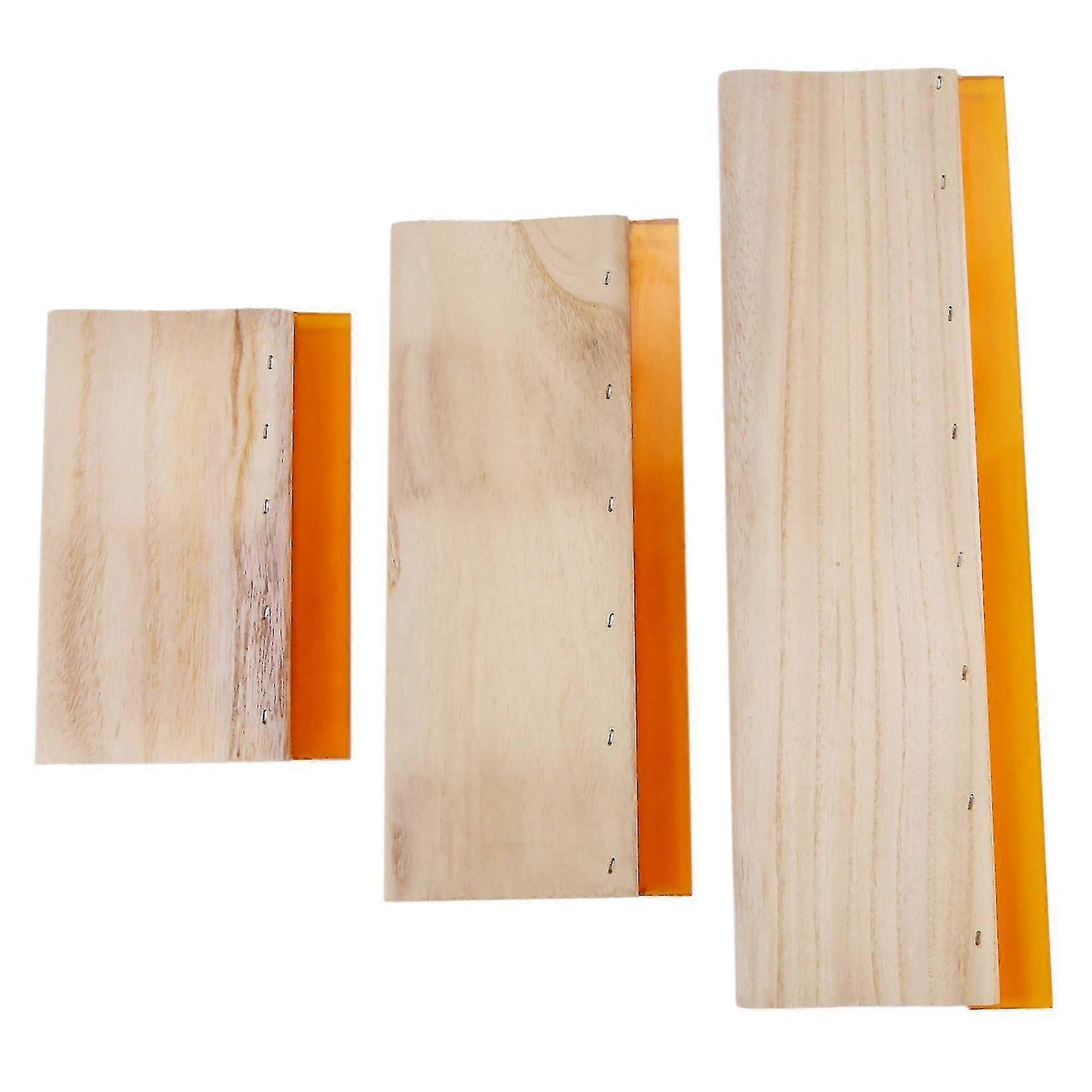 3 Pieces Screen Printing Squeegee Tool 16 Cm 24 Cm 33 Cm