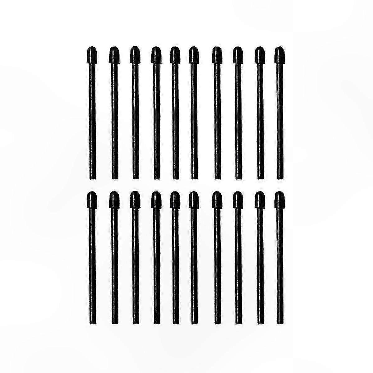 20-Pack Soft Nibs for Reusable Stylus Pens - Compatible with Remarkable 2, Black Marker Tips for Drawing and Writing