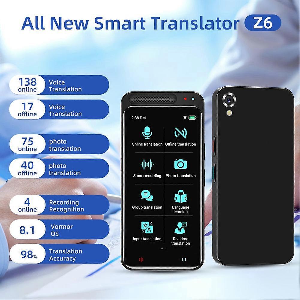 Portable Smart Translator Photo/Offline/Online Realtime Translation 134 Languages for Foreign Travel High Speed Accuracy