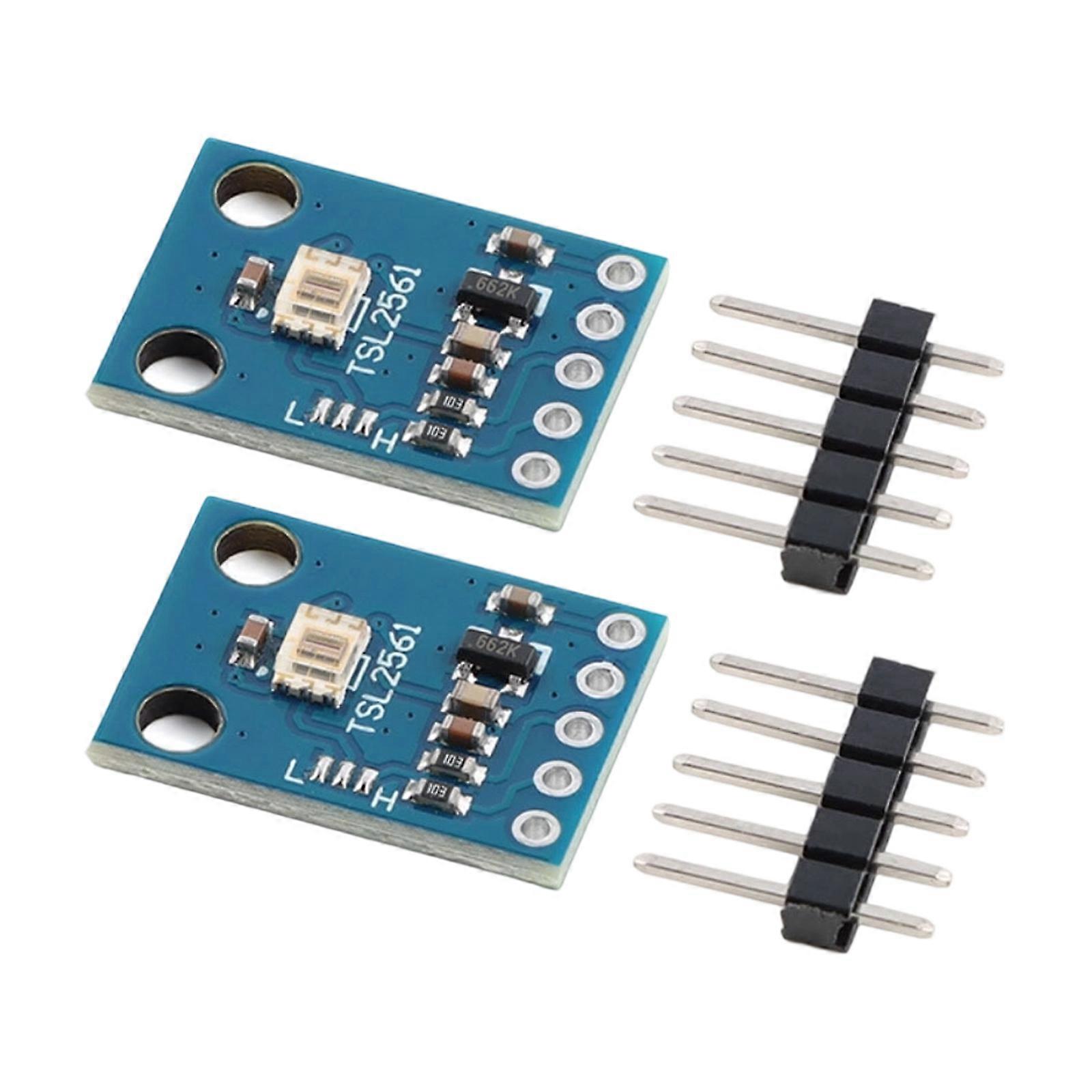 Accurate Surrounding Light Measurement TSL2561 Luminosity Sensors Module Board with I2C Communication Stable Reading Multicolor