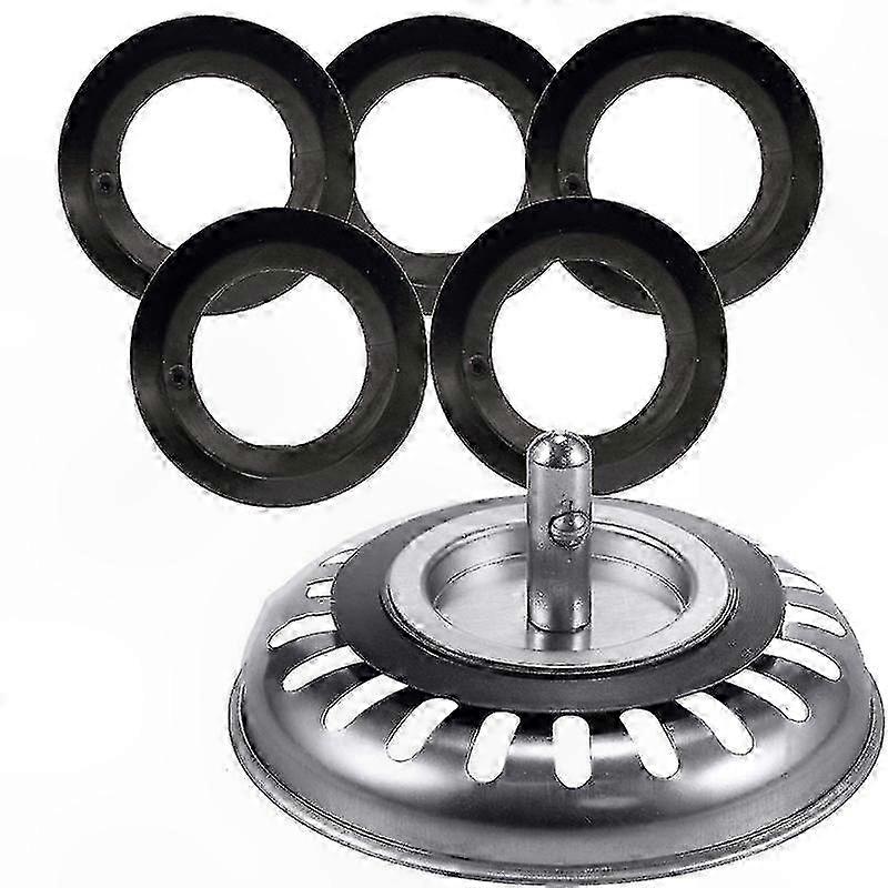 5-Pack INF Rubber Seals for Drain Strainer