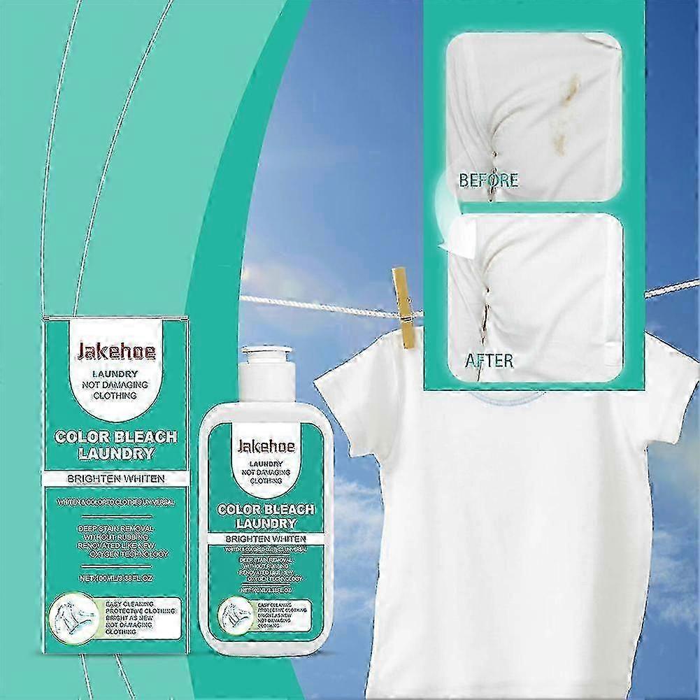 Low Residue Advanced Stain Removal & Color Bleaching Detergent for Laundry