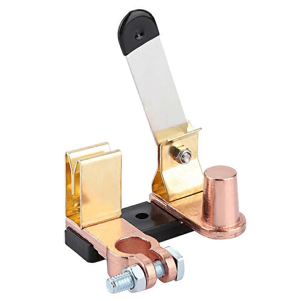 Master battery disconnect switch for car brass negative cut off