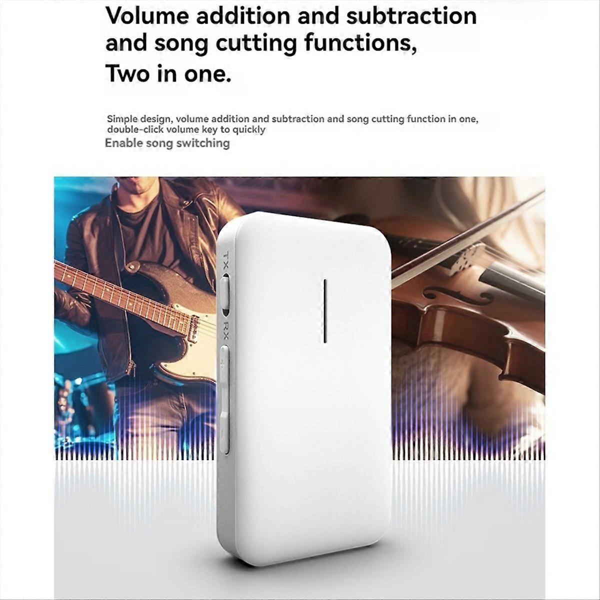 2-In-1 Bluetooth 5.3 Receiver  mitter AUX Car Adapter Desktop Computer Old Speaker Old Speaker A