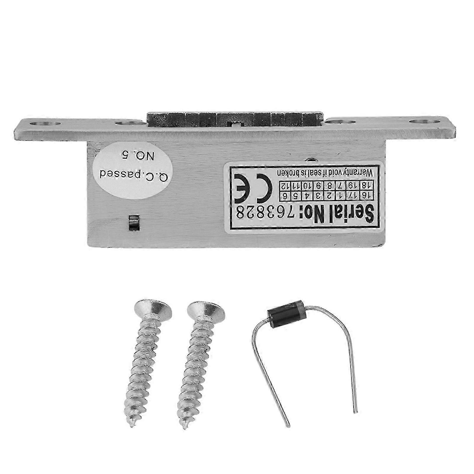 Adjustable Narrow Type Electric Strike Door Lock Double Unlock Mode Access Control Lock