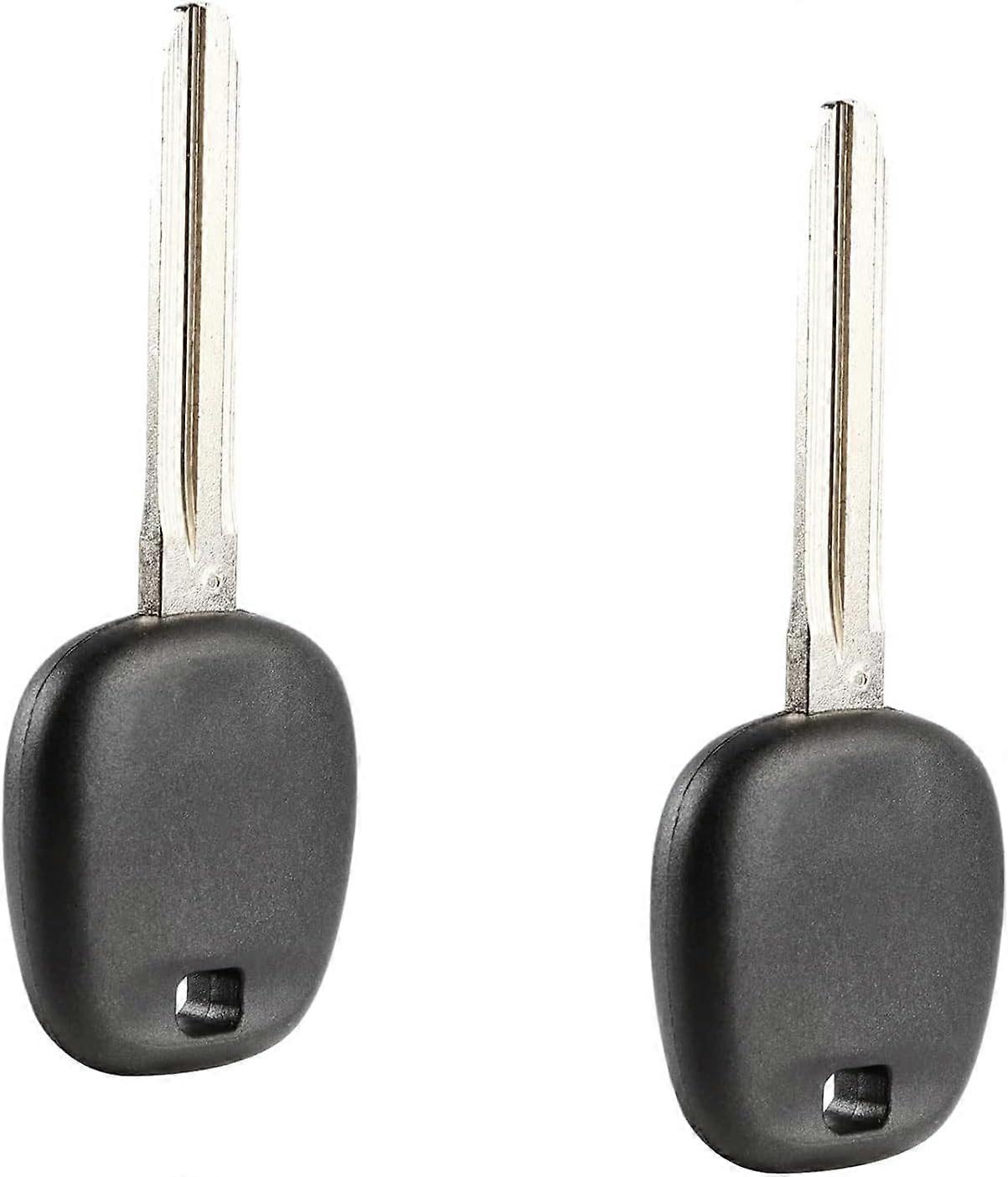 Uncut Transponder Ignition Key fits Toyota with 4C Chip, Set of 2  t-4c-key [2]