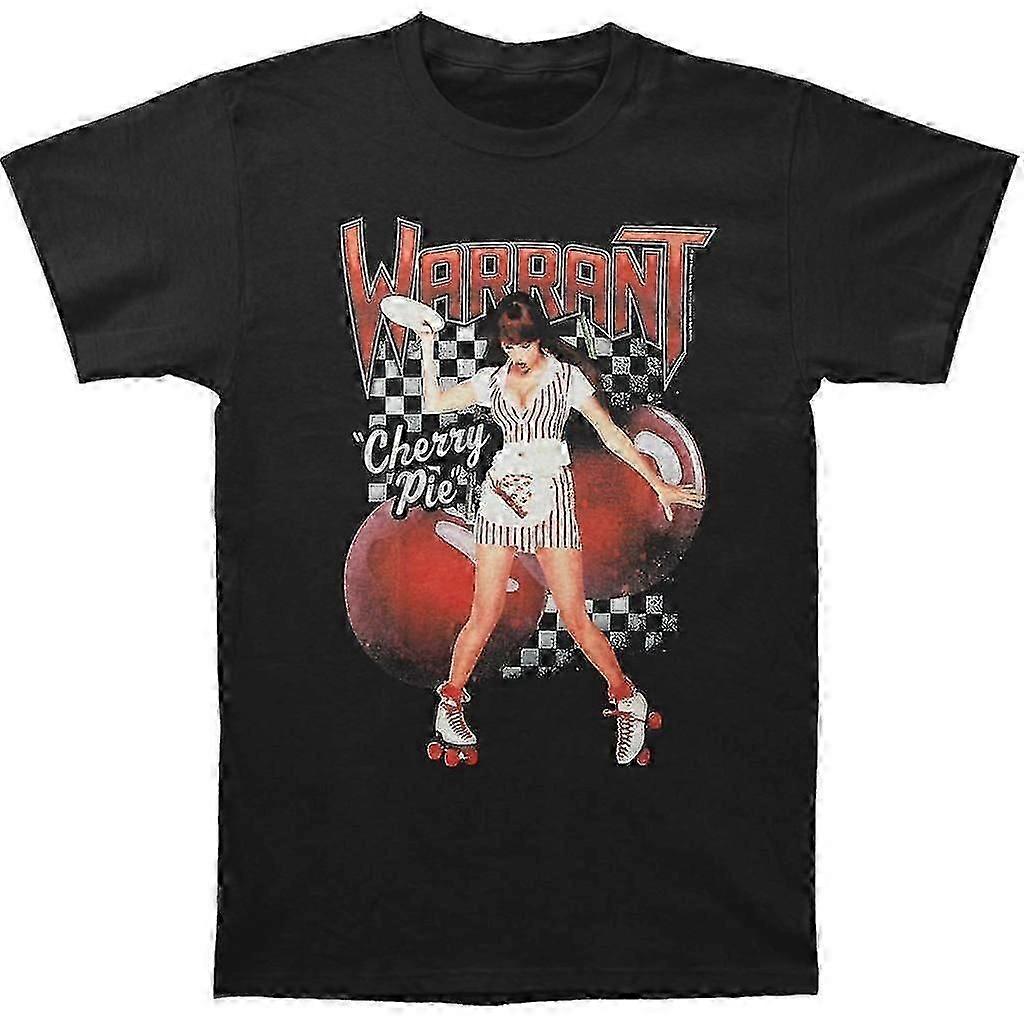 Warrant Cherry Pie T-paita Retro Designs